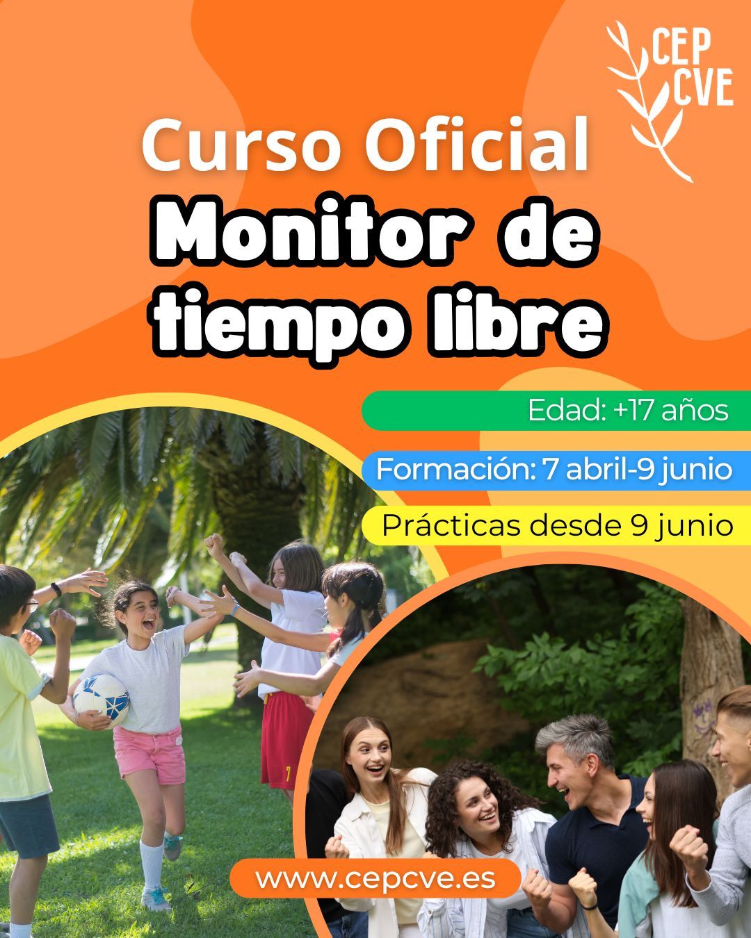 Curso oficial monitor tiempo libre CEPCVE